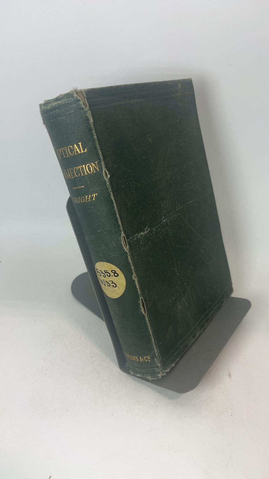 Optical Projection: A Treatise on the Use of the Lantern in Exhibition and Scientific Demonstration - Cover