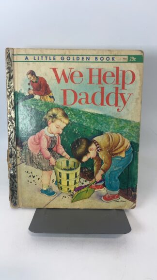 We Help Daddy - First Edition "A" - A Little Golden Book - Cover