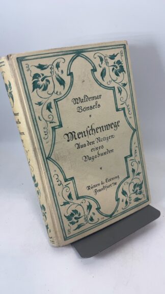 Menschenwege: Aus den Notizen eines Vagabunden - Cover