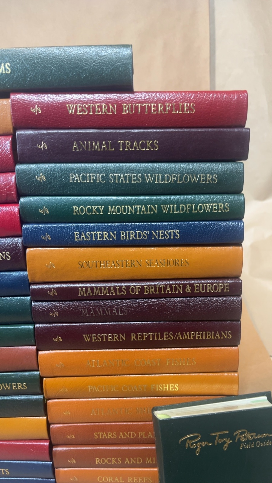 Roger Tory Peterson Field Guides Easton Press Lot of 37 Volumes - Image 4