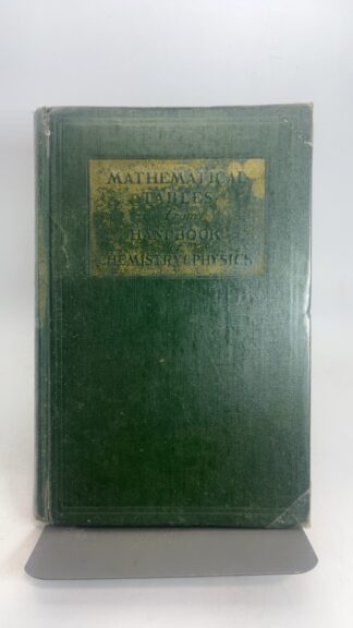 Mathematical Tables from Handbook of Chemistry and Physics - Cover
