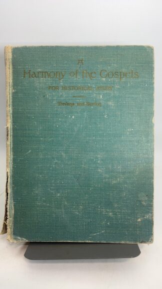 A Harmony of the Gospels for Historical Study - Cover