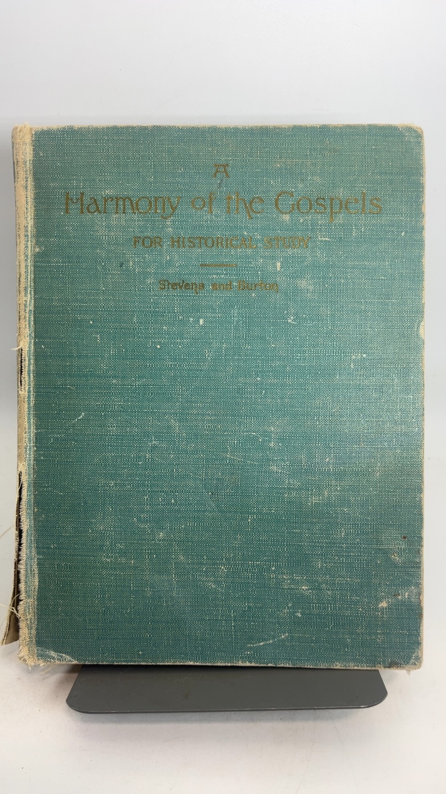 A Harmony of the Gospels for Historical Study - Cover