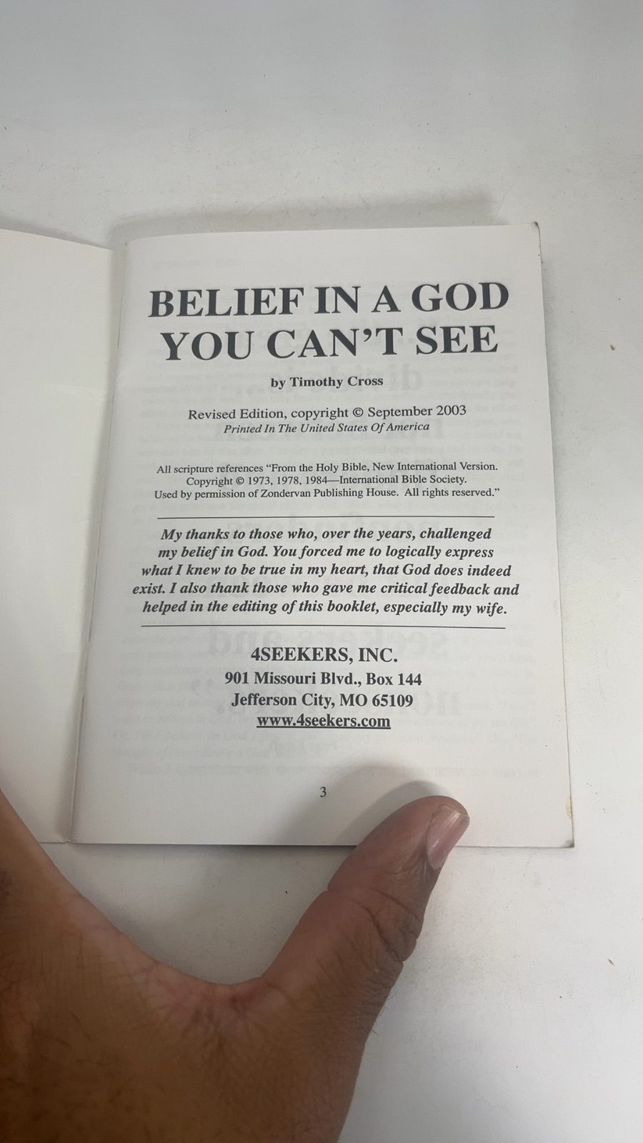 Belief In A God You Can't See - Image 4