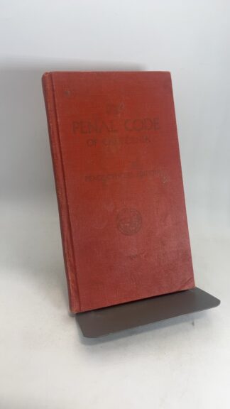 Penal Code of California: Peace Officers Edition - Cover