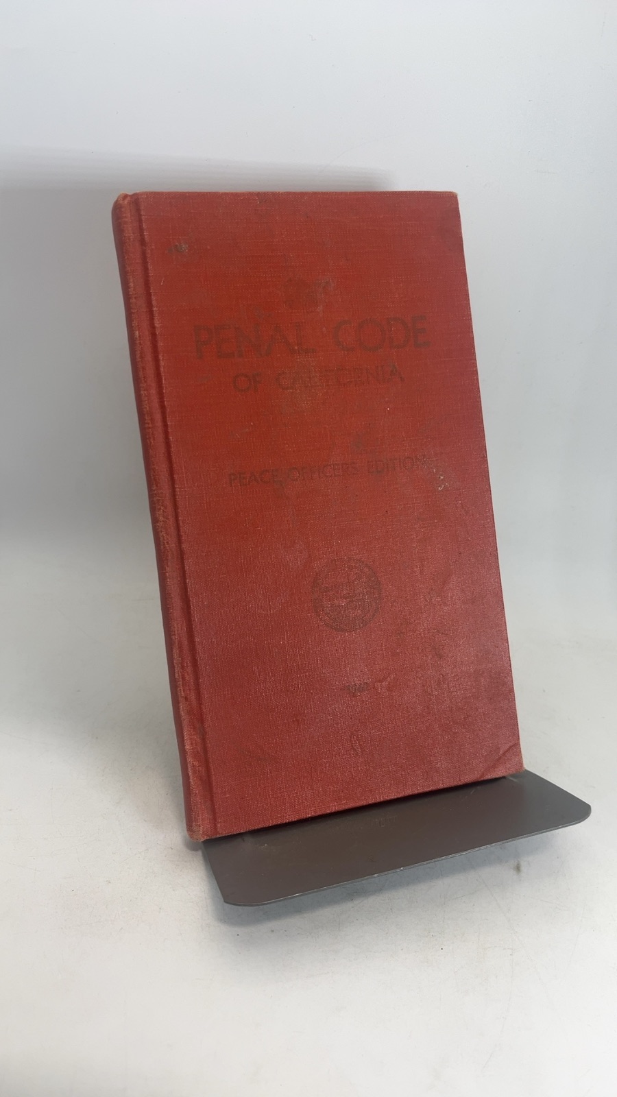 Penal Code of California: Peace Officers Edition - Cover