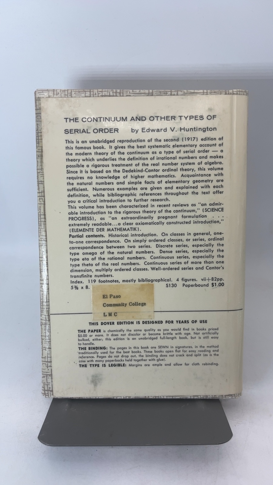 The Continuum and Other Types of Serial Order - Image 3