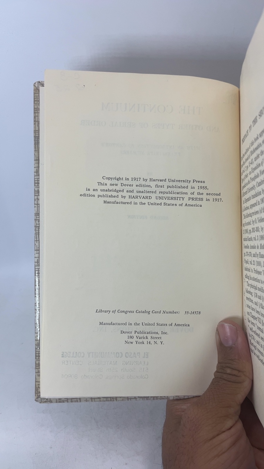 The Continuum and Other Types of Serial Order - Image 5