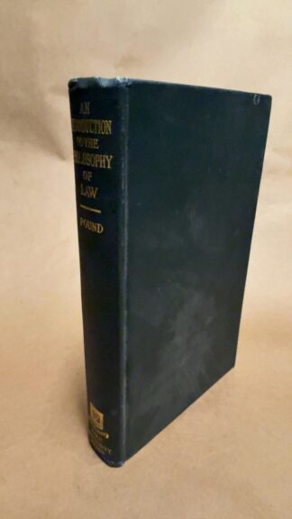 An Introduction to the Philosophy of Law - Cover