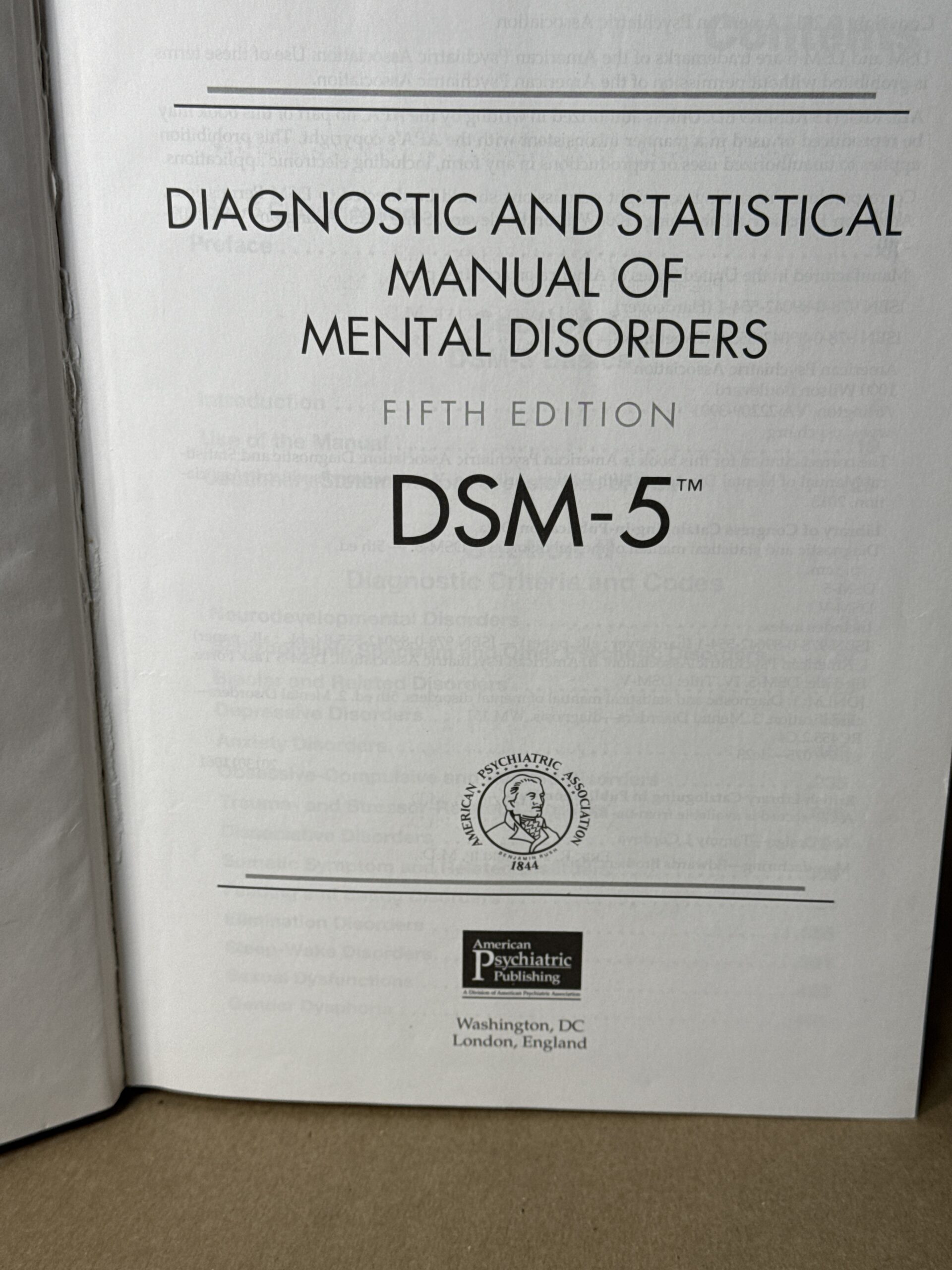 Diagnostic and Statistical Manual of Mental Disorders DSM-5 - Image 2