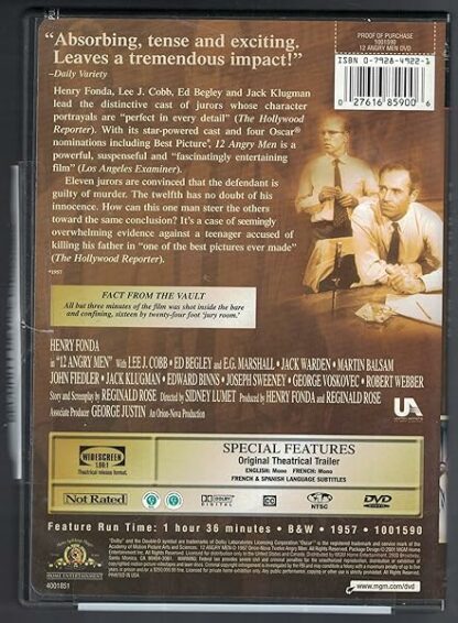 12 Angry Men [DVD] - Image 3