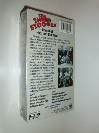 3 Stooges: Greatest Hits & Rarities [VHS Tape] - Image 3