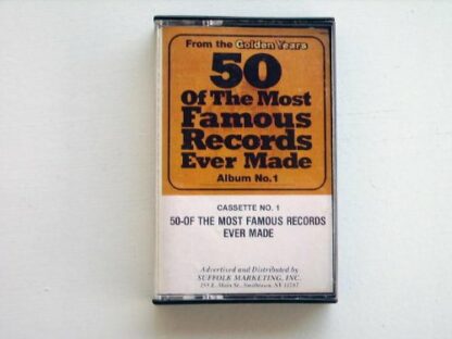 50 of the Most Famous Records Ever Made (Various Artists) Cassette (Pop Music)