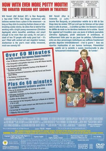 Anchorman: The Legend of Ron Burgundy (Unrated Widescreen Edition) [DVD] - Image 3