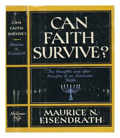 Can Faith Survive? [Hardcover] Maurice N. Eisendrath