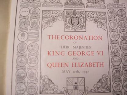 Coronation Of Their Majesties King George VI And Queens Elizabeth: Official Souvenir Programme (1st) [Paperback] John Masefield and John Drinkwater - Image 3