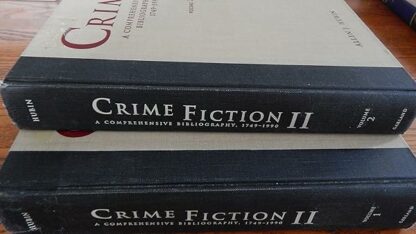 Crime Fiction II: A Comprehensive Bibliography, 1749-1990 (2 Volumes) (Garland Reference Library of the Humanities) Hubin, Allen J.