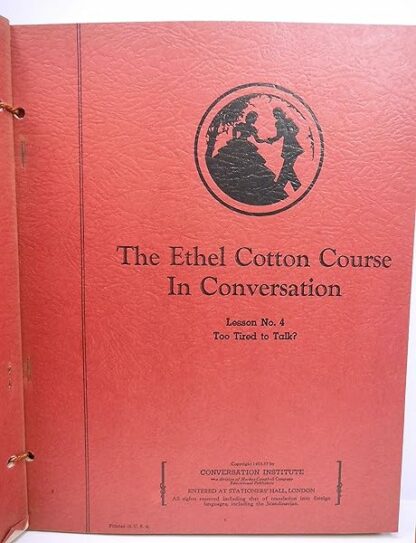 Ethel Cotton Course in Conversation, the Fascinating New Way to Win Poise, Charm, Personality ( 12 Booklets ) - Image 4