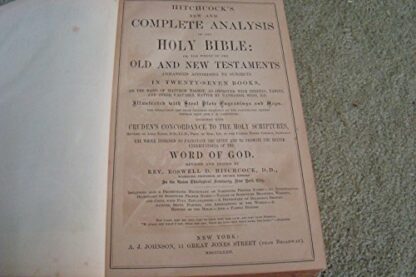 Hitchcock's New and Complete Analysis of the Holy Bible - Image 4