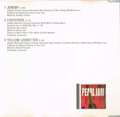 Jeremy [Audio CD] PEARL JAM - Image 3