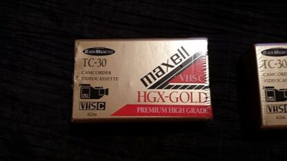 Maxell HGX-Gold TC-30 Premium High Grade Videocassette