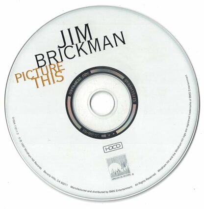 Picture This [Audio CD] Jim Brickman