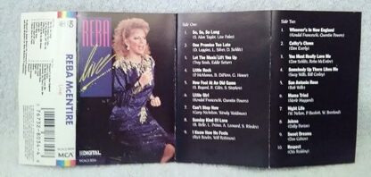 Reba McEntire Live 1989 cassette - Image 5