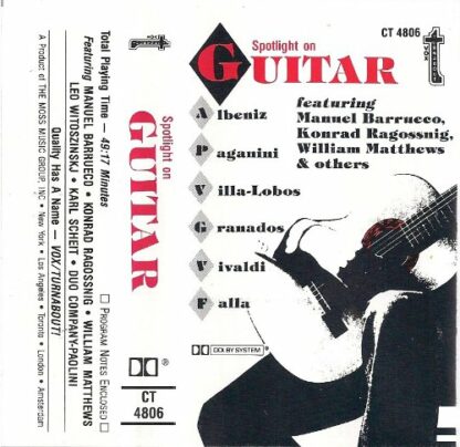 SPOTLIGHT ON GUITAR (VARIOUS ARTISTS) [CASSETTE]