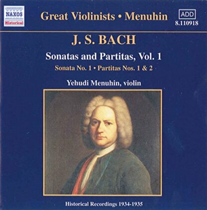 Son 1 (GM)/Partita 1 (BM)/2 (DM) [Audio CD] J.S. Bach