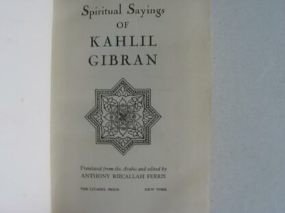 Spiritual Sayings of Kahill Gibran - Image 4