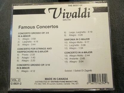 The Best of Vivaldi, Vol. 2:  Famous Concertos - Image 3