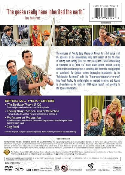 The Big Bang Theory: Season 5 [DVD] - Image 3