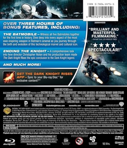 The Dark Knight Rises [Blu-ray] - Image 3