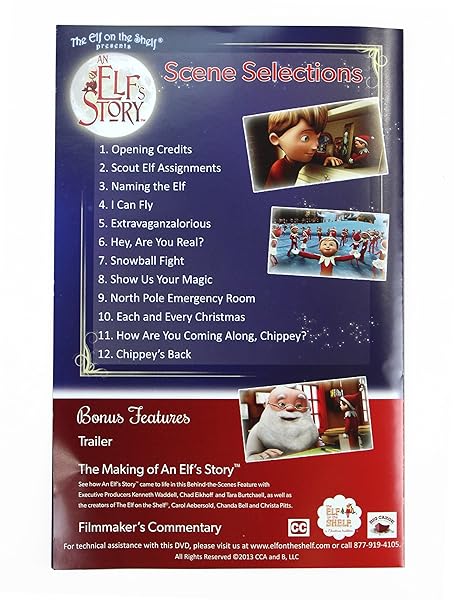 The Elf on the Shelf An Elf's Story: DVD - Vintage Book Shoppe, Ltd.