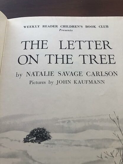 The Letter on the Tree [Hardcover] Carlson, Natalie Savage - Image 3