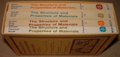 The Structure and Properties of Materials in Four Volumes [Paperback] W.G. Moffatt - Image 3