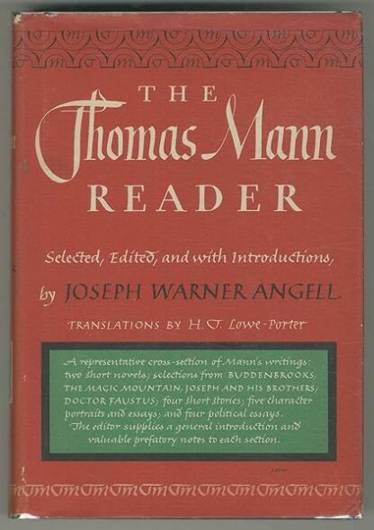 The Thomas Mann Reader