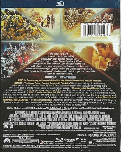 Transformers: Revenge of the Fallen (Two-Disc Special Edition) [Blu-ray] - Image 3